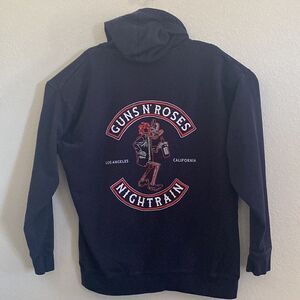 INDEPENDENT Guns and Roses Nightrain Midnight Blue Hoodie Size 2XL
